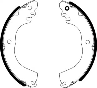 HELLA PAGID 8db355022291 -  Комплект тормозных колодок